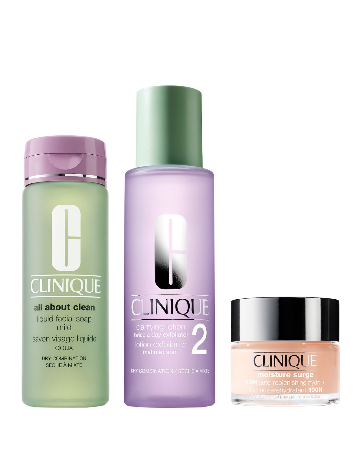 Set Clinique 3 Pasos Piel 2: Mixta-Seca