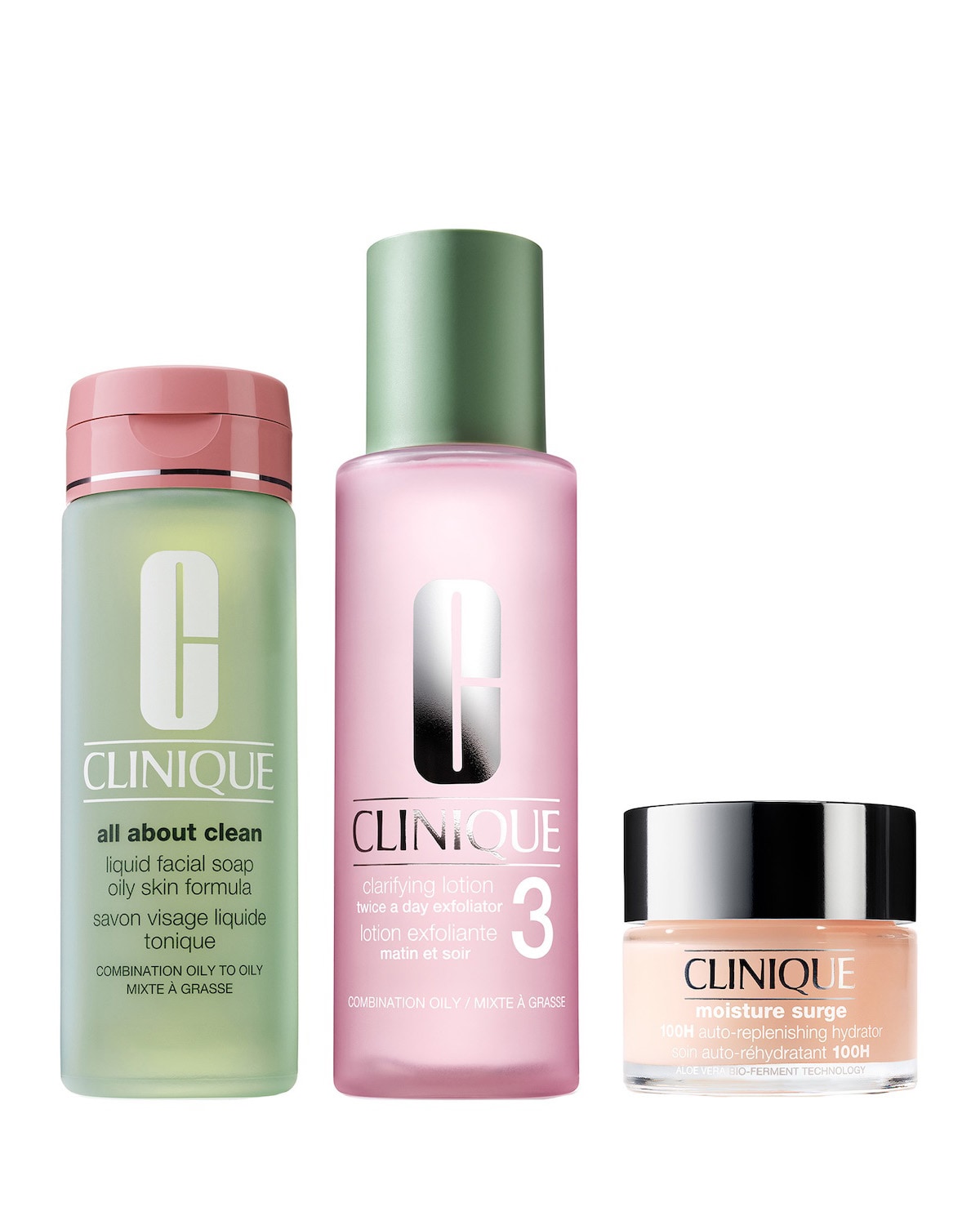 Set Clinique 3 Pasos Piel 3: Mixta-Grasa