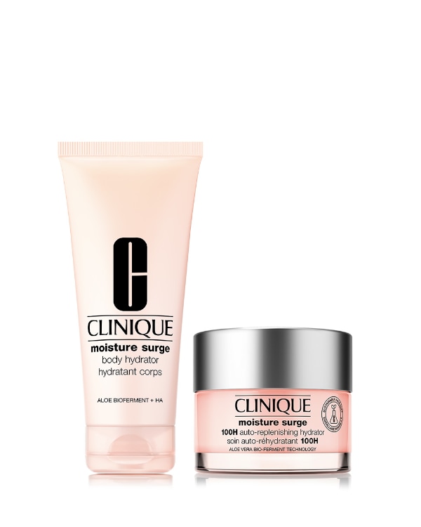 Full Body Glow, Un set completo para mantener la piel fresca, suave y luminosa de pies a cabeza. Combina la icónica hidratante facial con la versión corporal para una experiencia de hidratación total.<br>