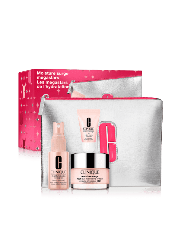 Set Hidratacion Moisture Surge 100h, Un set de hidratación completa que cuida rostro y labios con texturas ligeras, sin aceites y de rápida absorción. Ideal para mantener la piel fresca, suave y protegida durante todo el día.